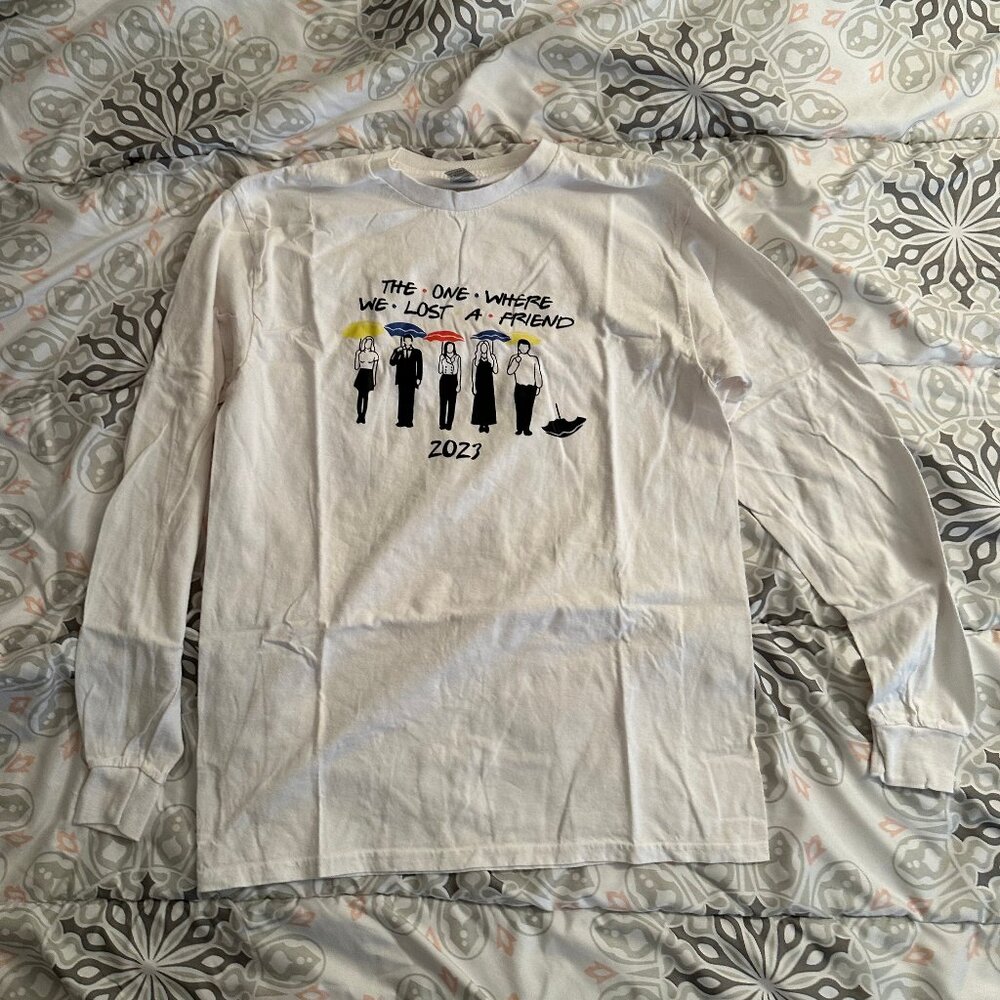 The One Where We Lost a Friend FRIENDS TV Show Long Sleeve T-Shirt Matthew Perry